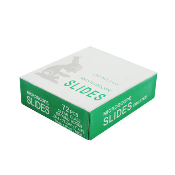 Biological Clear Prepared Plain Microscope Glass Slide 7101
