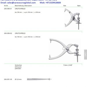 Neurosurgery surgical equipments