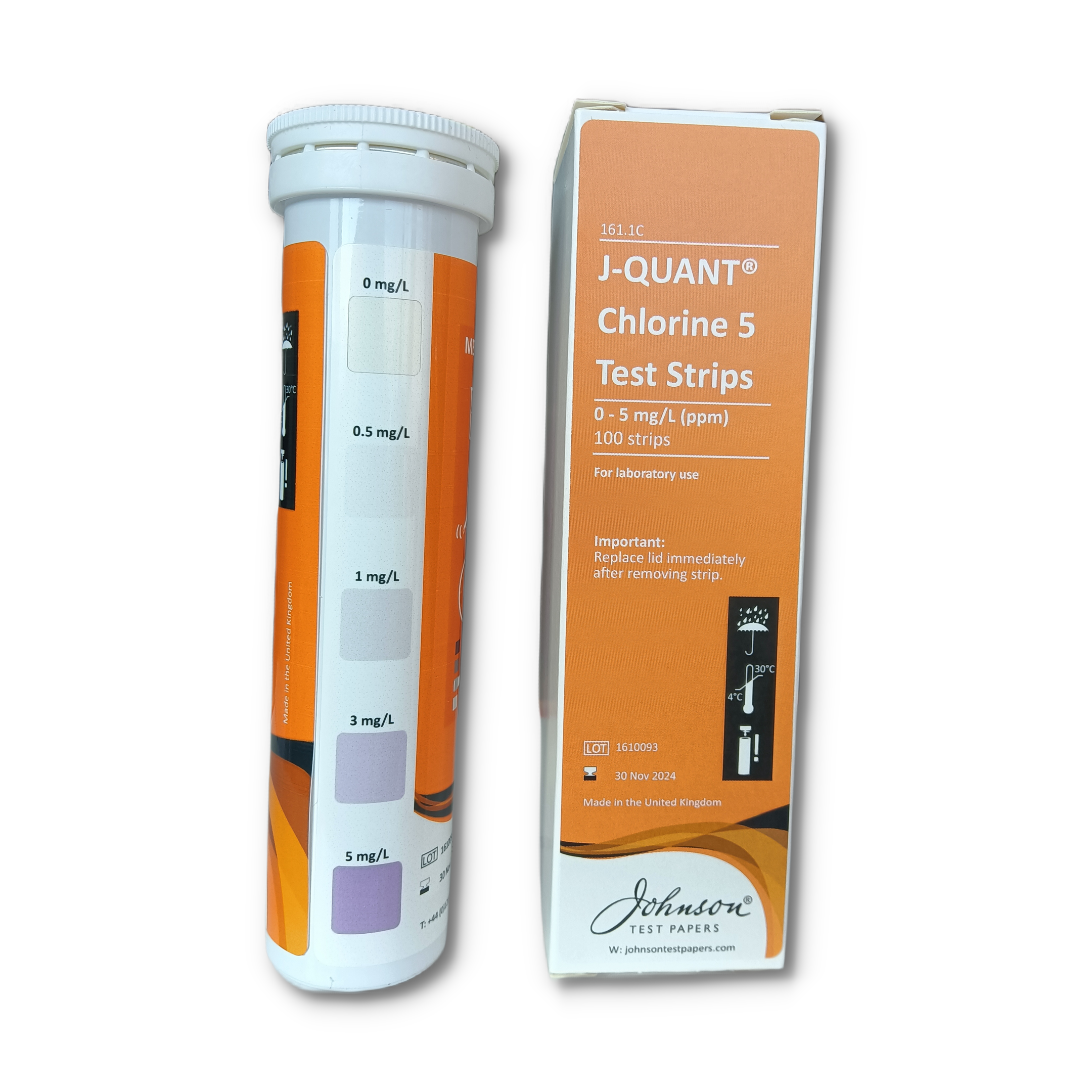 161.1C J-QUANT® Chlorine 0-5ppm