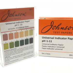 Universal Indicator Paper pH 1 - 11 (10 books of 20 strips)